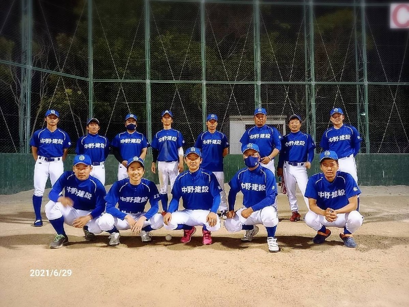 中野建設 野球部 国民体育大会 佐賀市予選や 佐賀県アマチュア佐賀地区大会など 積極的に参加しています！ の画像