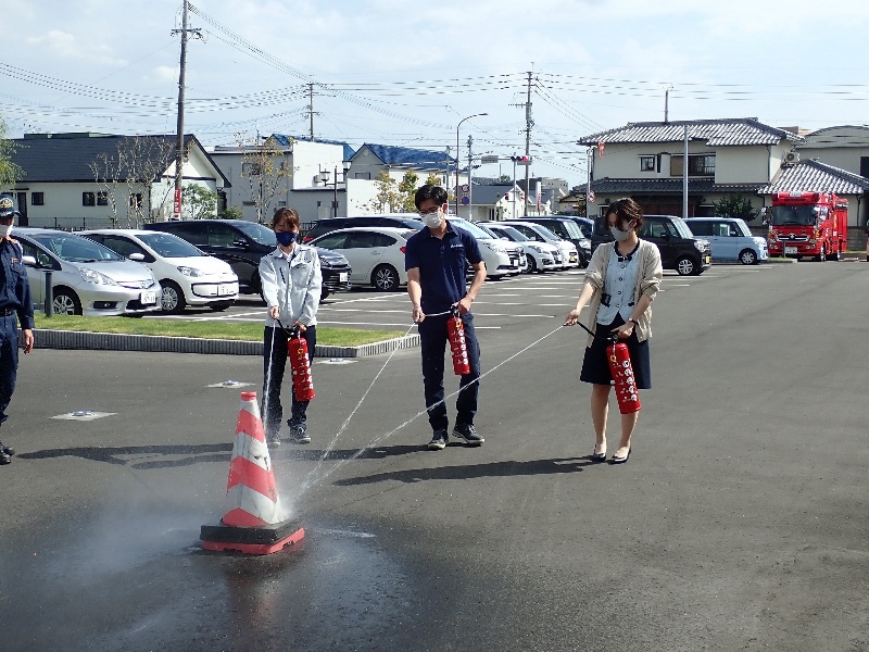 安全室04 避難訓練・消火訓練も実施しています。の画像